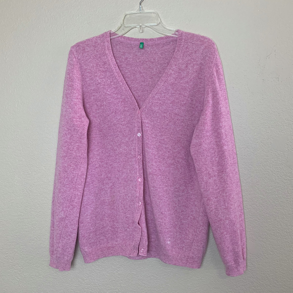 benetton wool cardigan